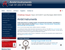 Tablet Screenshot of ambitinst.com.au